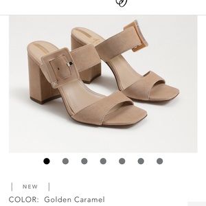 Sam Edelman- Dalton Heel Mule- Size 9- Golden Caramel